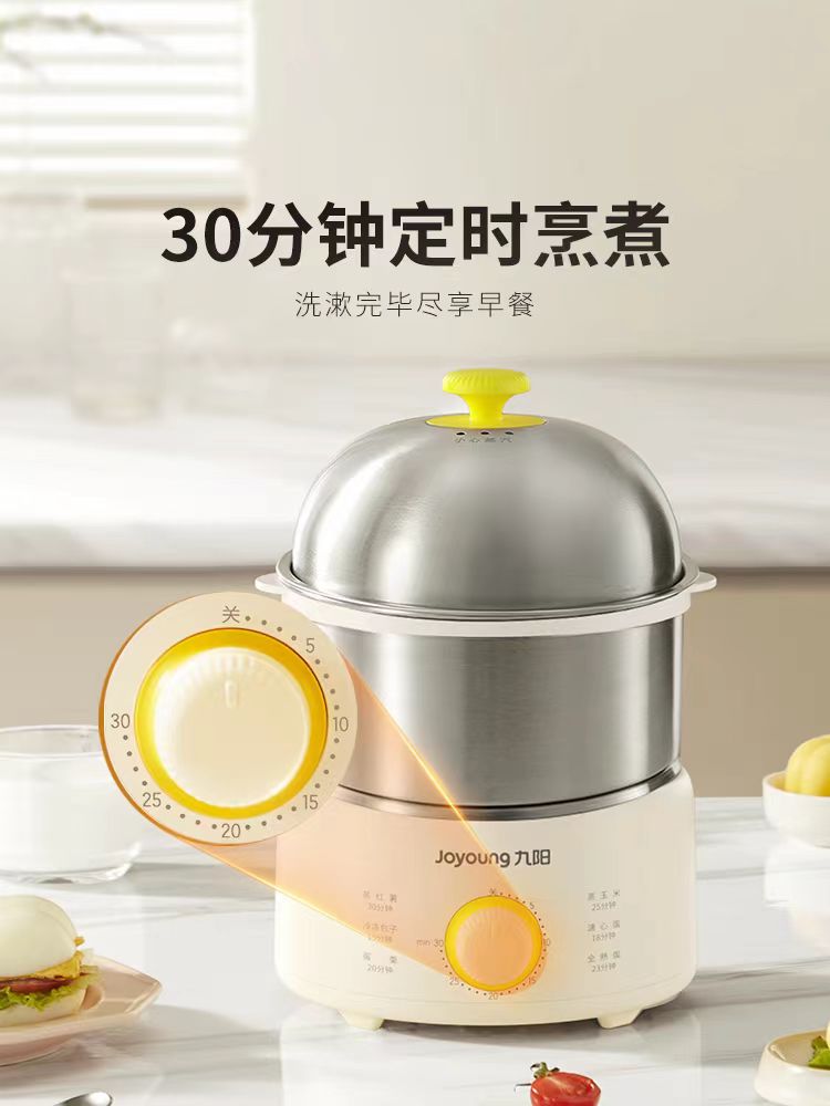 国货九阳不锈钢双层煮蛋器蒸蛋器 型号：ZD14-GE320B
